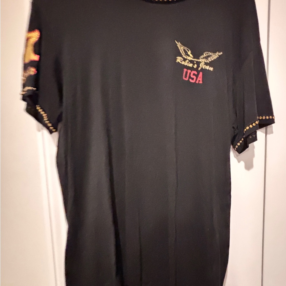 Robin's Jean Black and Red Men's Tee